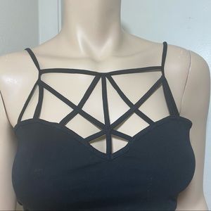 Express One Eleven Strappy Front Bralette